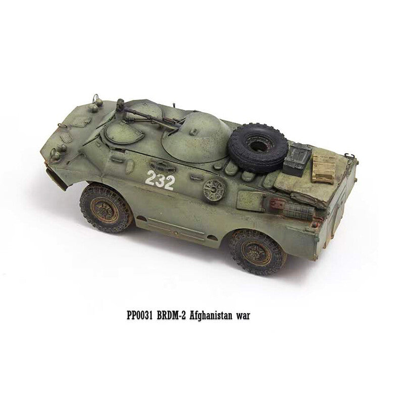 1/72 Soviet BRDM-2 wheeled armored vehicle BRDM2 model Afghanistan war