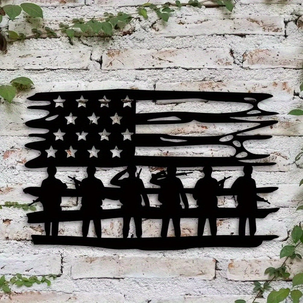 Personalized American Freedom Metal Sign - Custom Wall Art for Independence Day