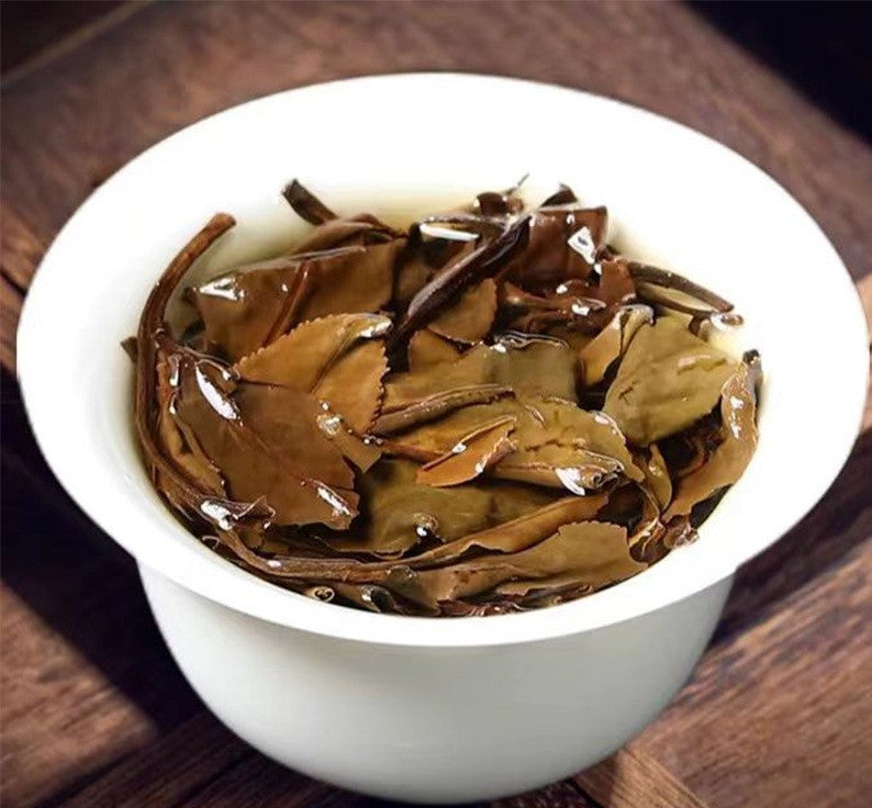 357g 2023 Aged White Tea Pu'er White Tea Fuding Tea Cake Rich Aroma Tea cake