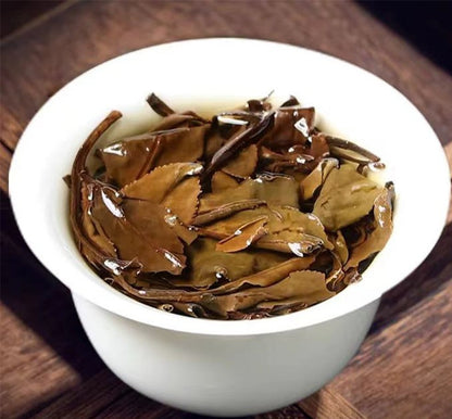 357g 2023 Aged White Tea Pu'er White Tea Fuding Tea Cake Rich Aroma Tea cake