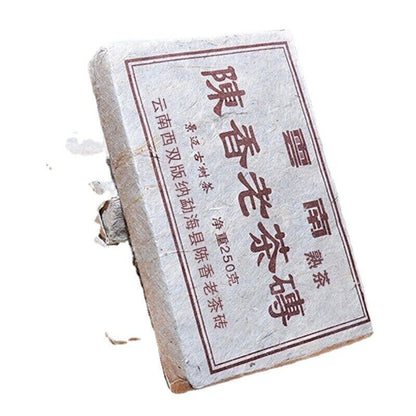 China Tea Puer Tea Brick Puerh Shu Puer Raw Material Old Ripe Puer 250g