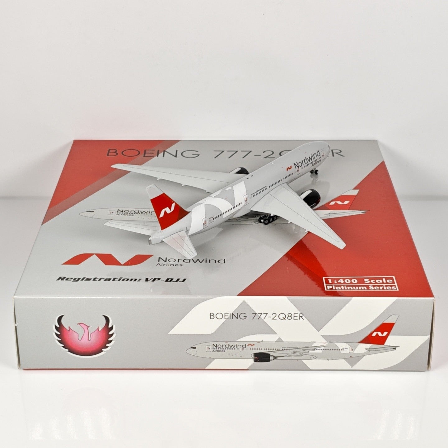 1:400 Phoenix Nordwind Airlines B777-200ER Airplane Diecast Aircraft Plane Model
