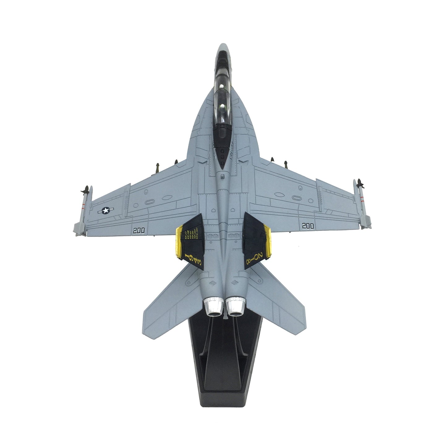 1;100 American Hornet F/A-18B Alloy Fighter Aircraft Model Military Collection H