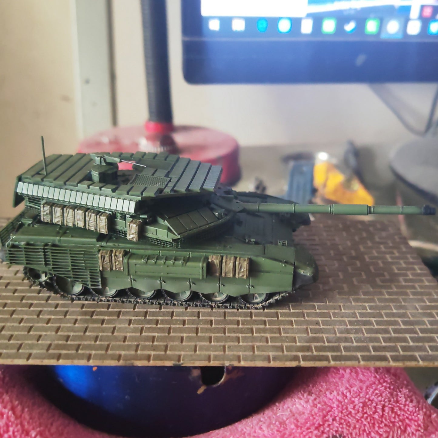 3D Printed 1/72 Russia T-90M Main Battle Tank Finished Product