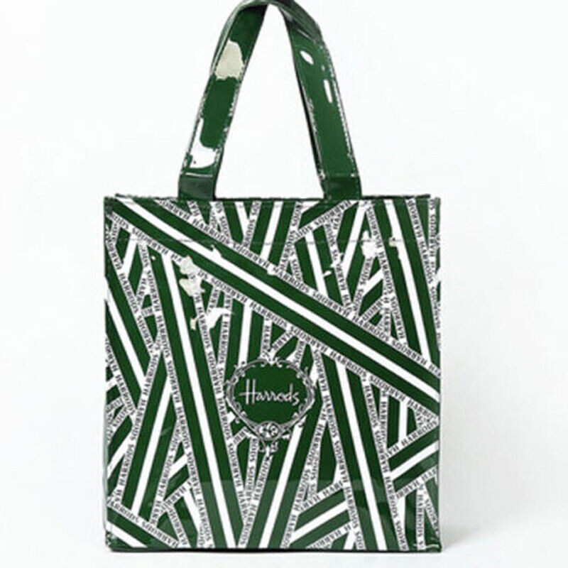 Harrods London Girls Shopper PVC Tote Bag Top-handle Casual Shopping Handbag