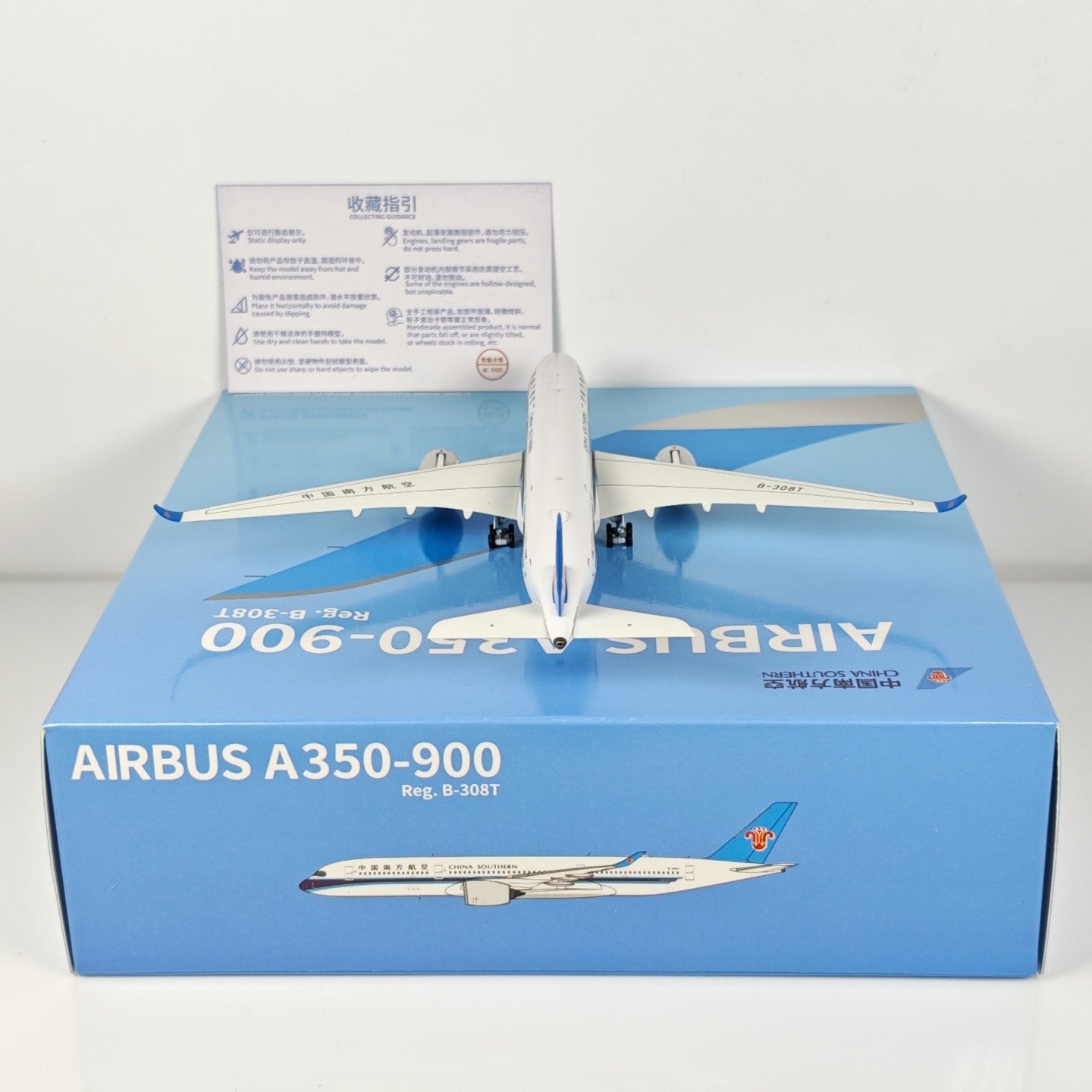 1:400 NGmodels China Southern Airbus A350-900 Passenger Diecast Airplane Model