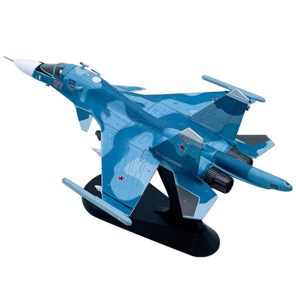 New 1:100 Scale Russia Su34 Fighter Alloy Aircraft Model Souvenir Static Display