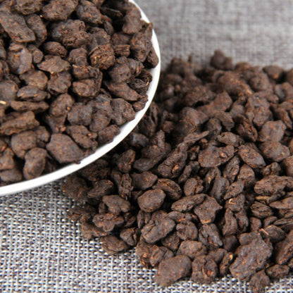 500g Pu'er Tea Loose Tea Yunnan Broken Silver Old Tea Head Nuoxiang Tea Ripe Tea