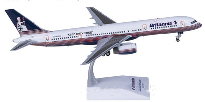 1:200 JC Wings Britannia Boeing 757-200 Passenger Airplane Diecast Model