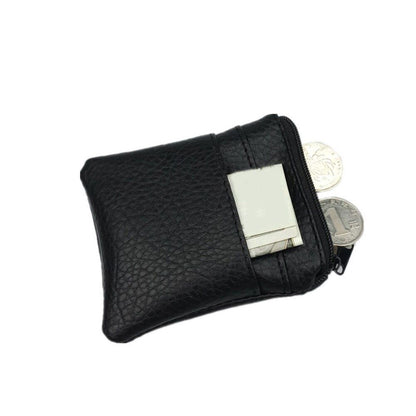 Synthetic Leather Wallet Clutch Bag Wrist Strap Handbag Cash Holder 19*11*1.5 Cm