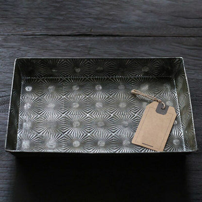 Starlight Series Retro Bread Tray Metal Antique Decorative Display Baking Plates