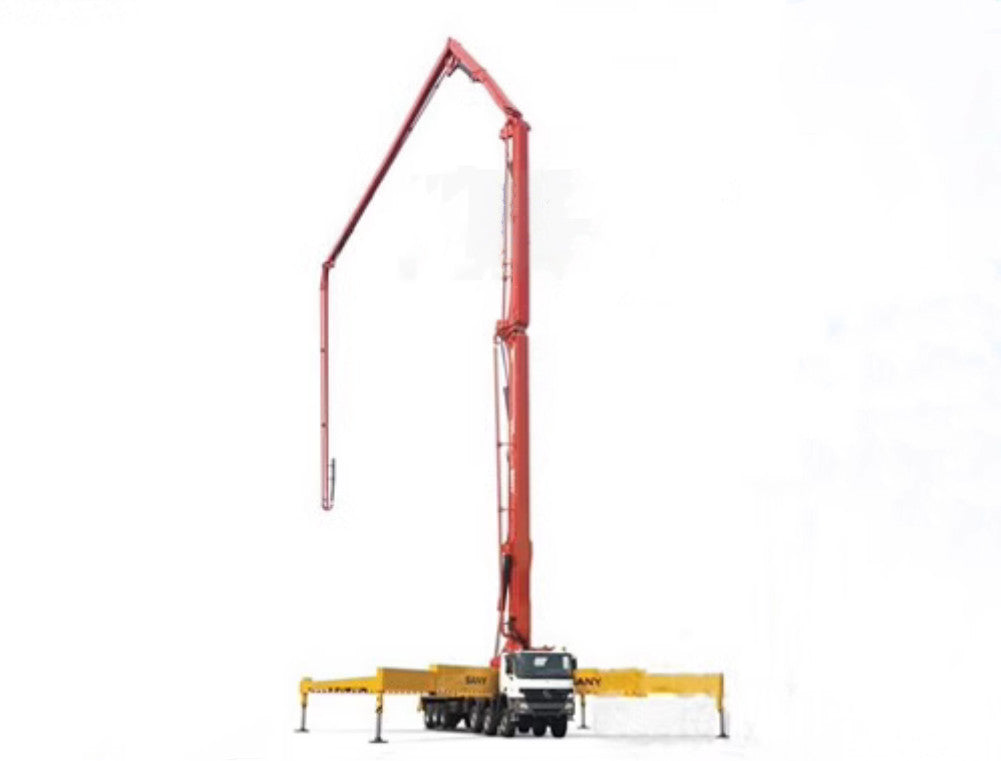 1:50 SANY 62M Concrete Pump Truck Constuction Machine Equipment Diecast Model
