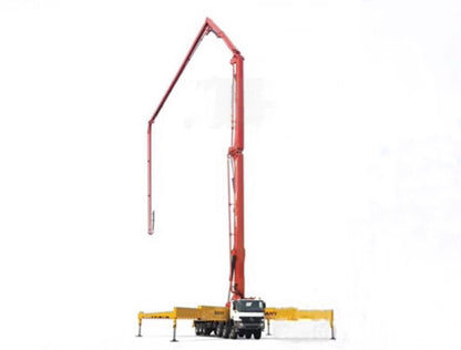 1:50 SANY 62M Concrete Pump Truck Constuction Machine Equipment Diecast Model