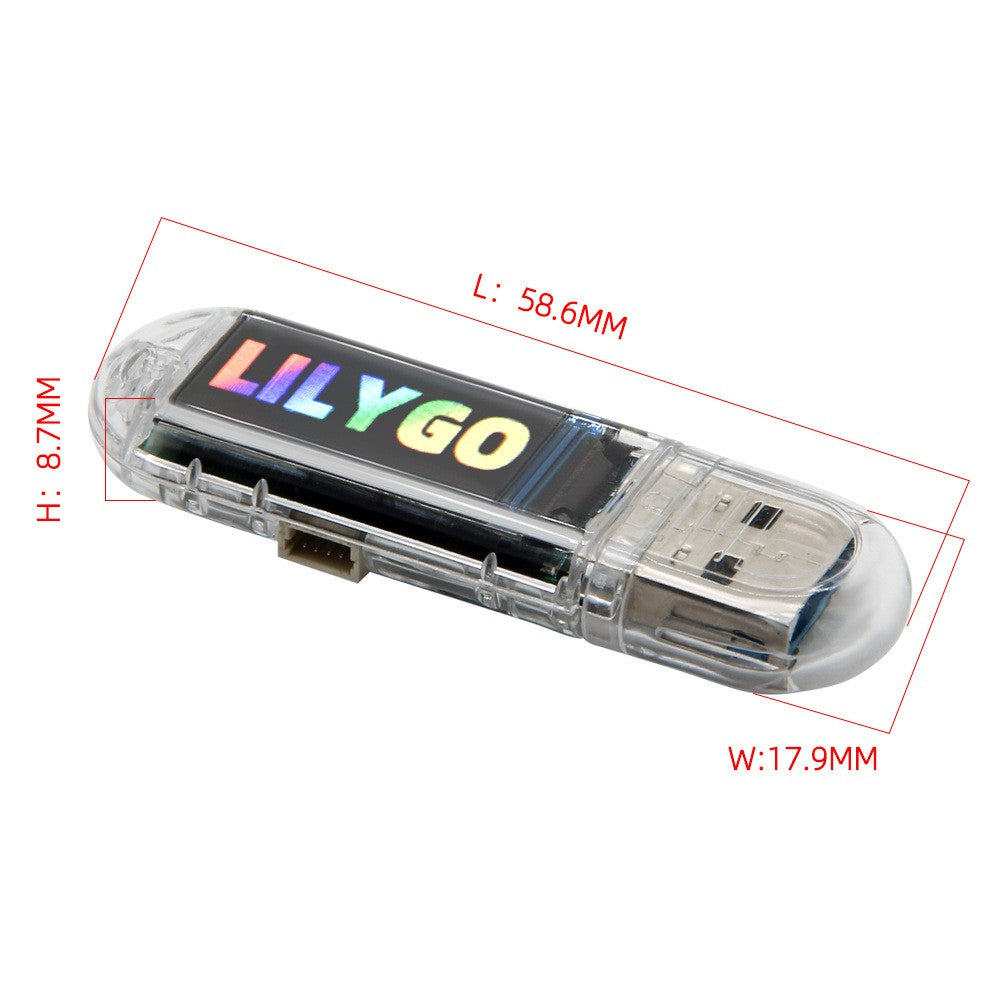LILYGO T-Dongle-S3 ESP32-S3 0.96" LCD WiFi Bluetooth TF Card Development Board