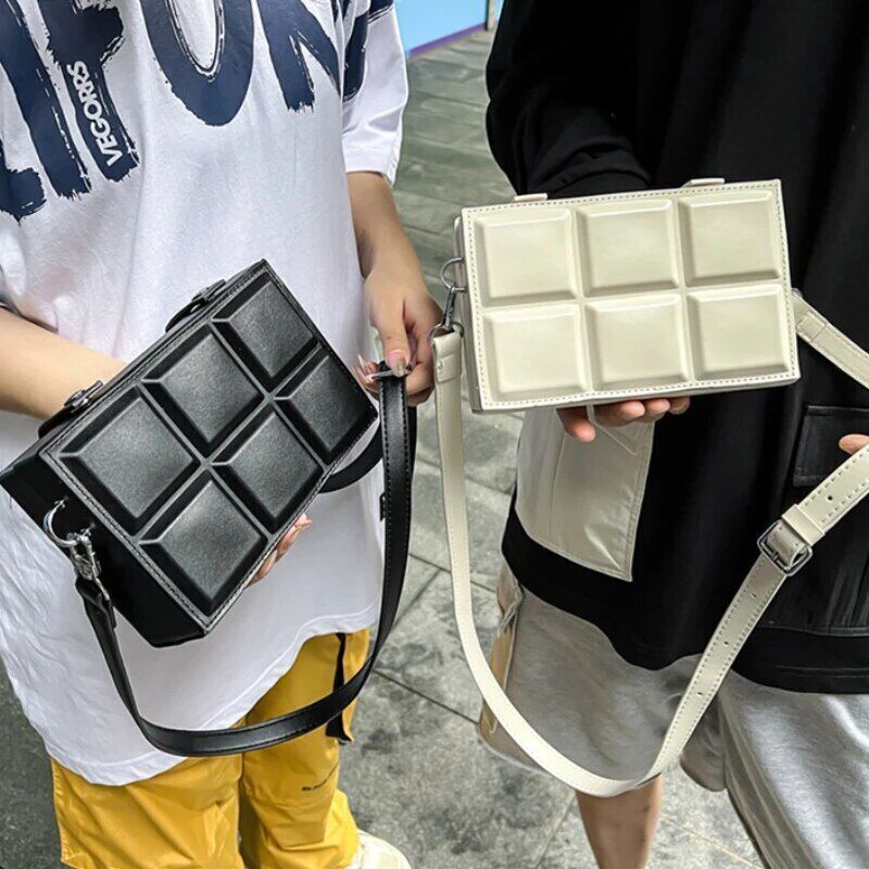 Men's Small Shoulder Bag Suitcase Shape Crossbody Bags Handbag
