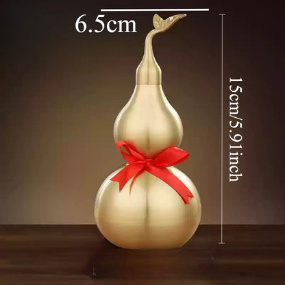 1pc Chinese Style Gourd Ornament Feng Shui Decor Entrance Decor Gourd Handicraft