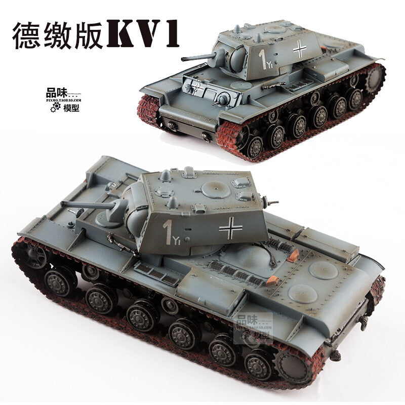 1/72 German KV1 Heavy Tank Model Defense Force Grey