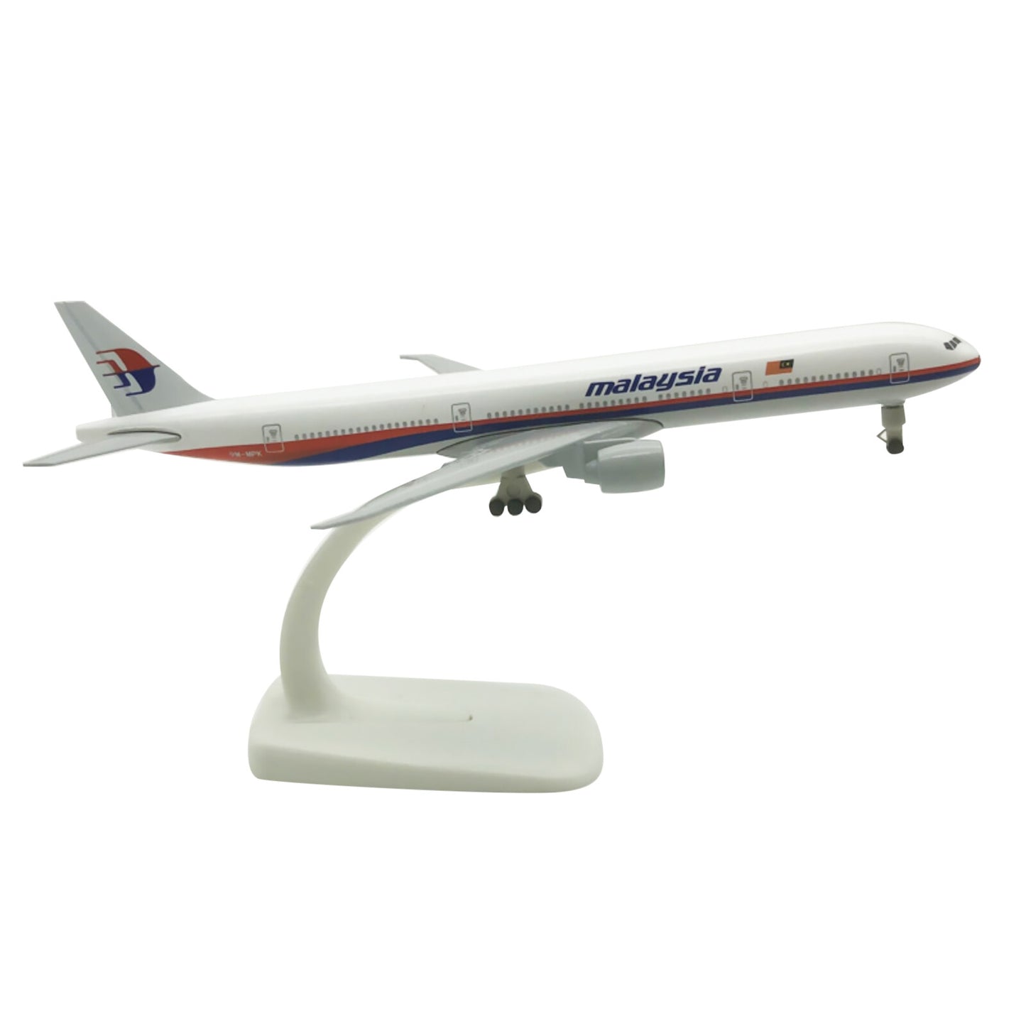 1/350 20cm Metal Diecast Malaysia Airlines B777 Aircraft Model Plane Display