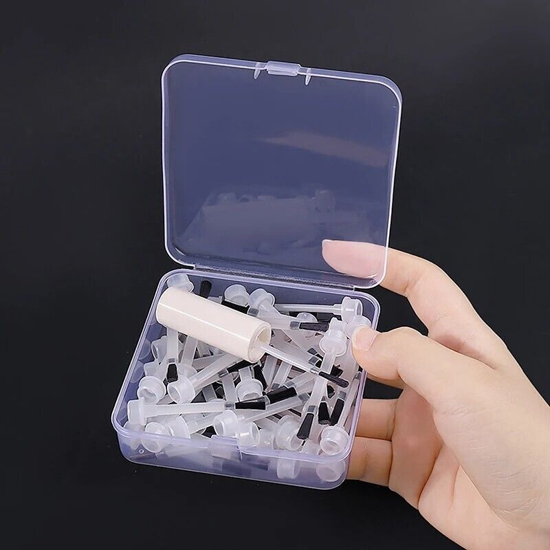 Nail Polish Brush 50 Pcs Plastic Disposable Bottle Accessories Replacement Parts