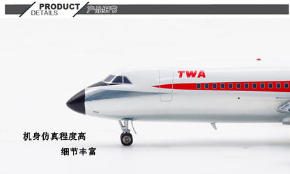1:200 InFlight TWA Convair CV-880 Passenger Airplane Diecast Aircraft Model