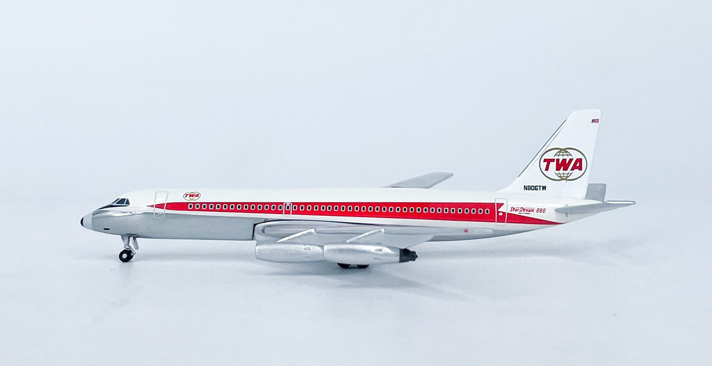 1:500 InFlight TWA Convair CV-880 Passenger Airplane Diecast Aircraft Model