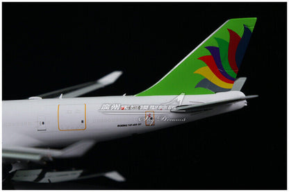 1:400 JC Wings Air ACT Cargo BOEING 747-400 Airplane Flap Down Diecast Model