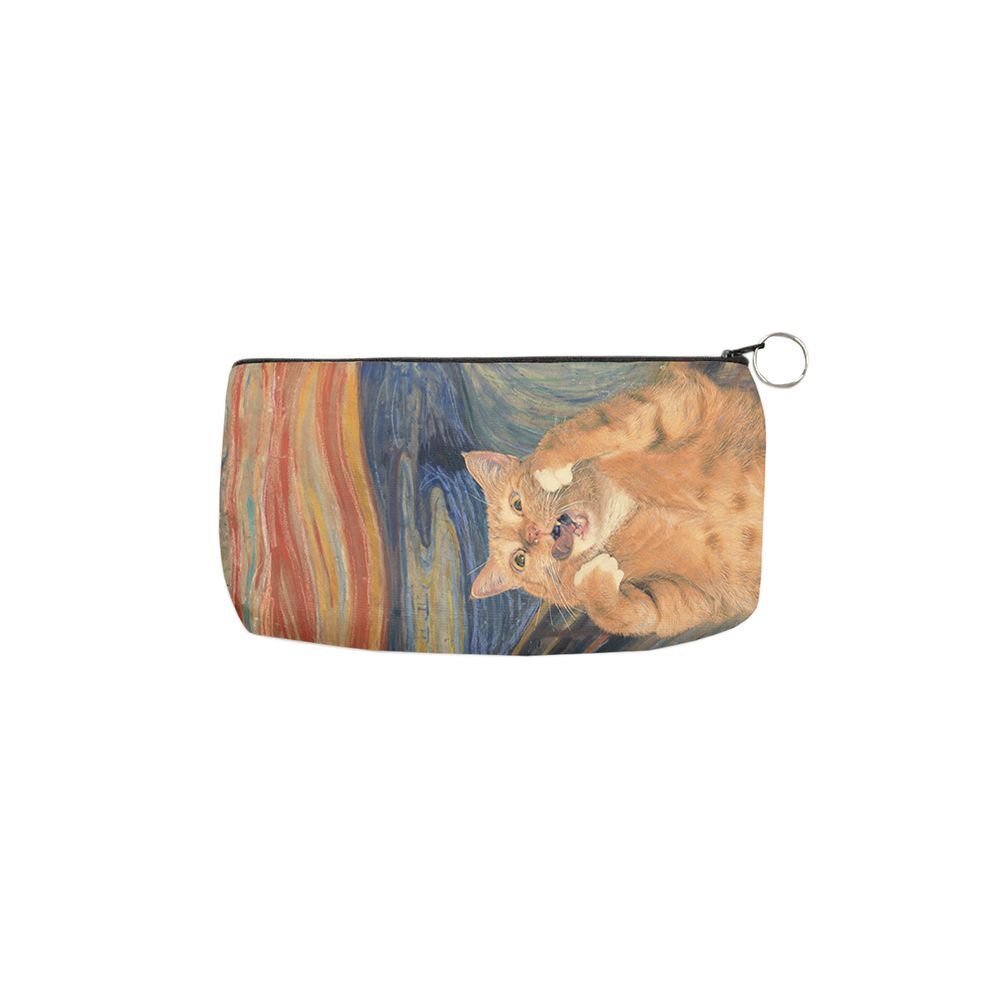 Canvas Cosmetic Bag Art Print Makeup Pouch Bags Traveling Lipstick Handbag Purse