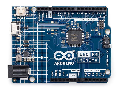 Arduino UNO R4 Minima - Renesas RA4M1 - USB-C, CAN, DAC (12 bit), OP AMP, SWD...