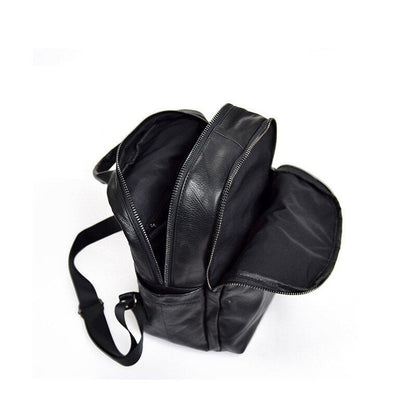Genuine Leather Backpack Waterproof Cowhide Bag Back Packs Traveling 26*16*32 CM