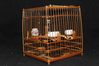 Premium Chinese Bamboo Wood White Eyed Birdcage