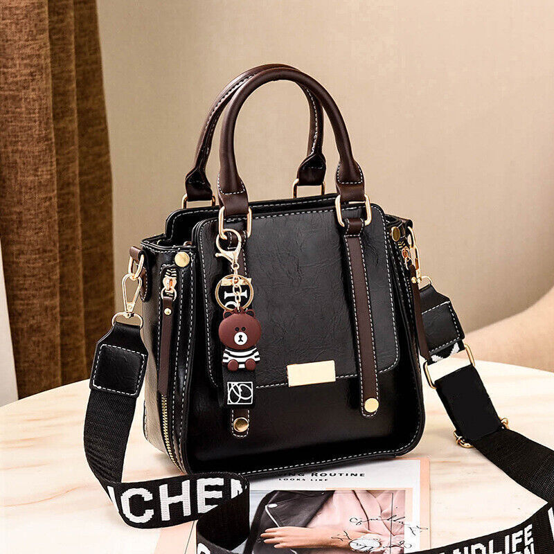 Women PU Leather Bag Purse Shoulder Handbags Tote Messenger Satchel Cross Body