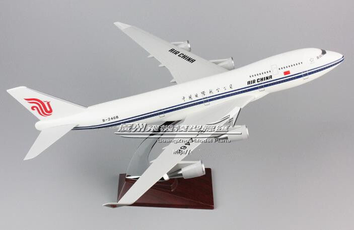 40CM AIR CHINA BOEING 747-400 B-2468 Passenger Airplane Resin Aircrarft Model