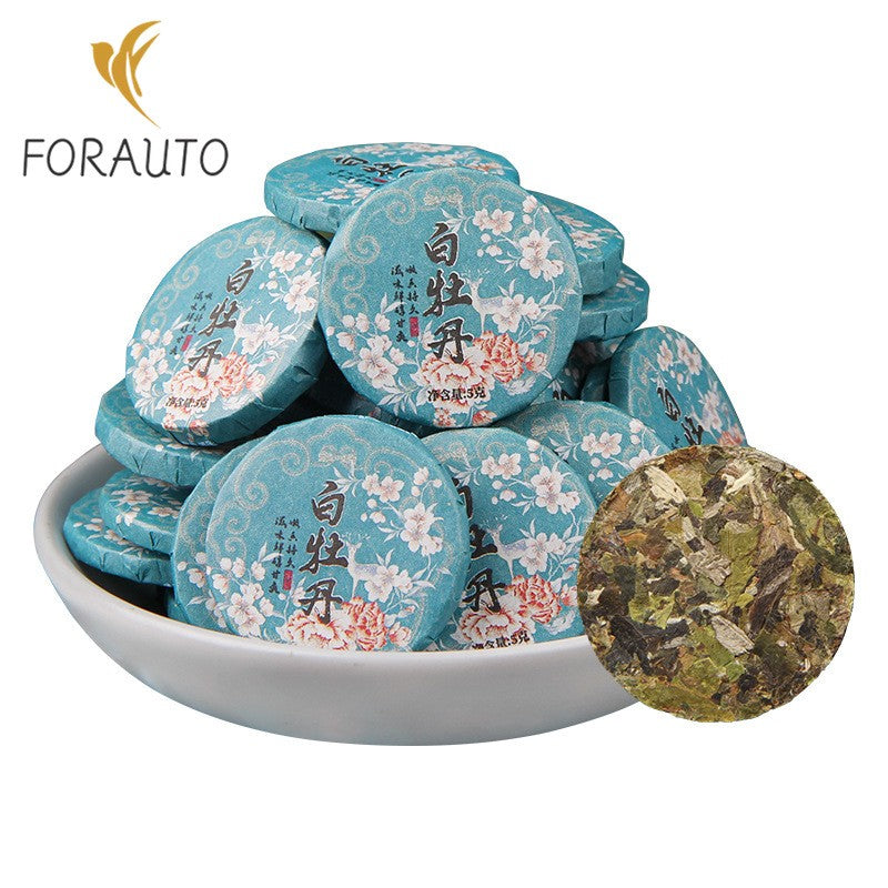 500G Yunnan Alpine White Peony Bulk Mini Tea Cake Old Tree White Tea -