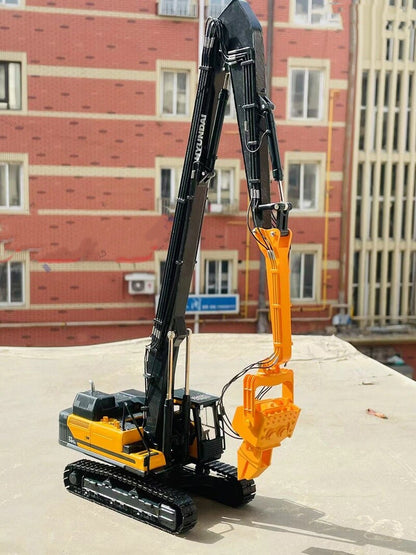 1:43 HX505L Piling Machine Contruction Equipment Machine Diecast Model