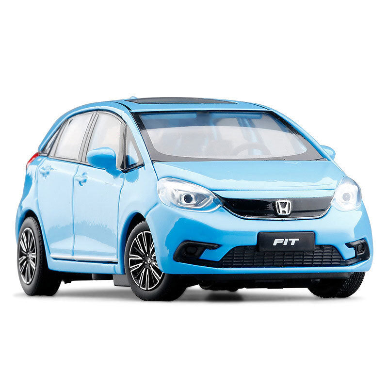 1/32 Scale Honda Fit Model Car Metal Diecast Toy Cars Boys Toys for Kids Gifts