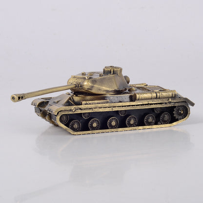 1:72 The Soviet Union CCCP IS-2 Heavy Tank Model All-metal Bronze