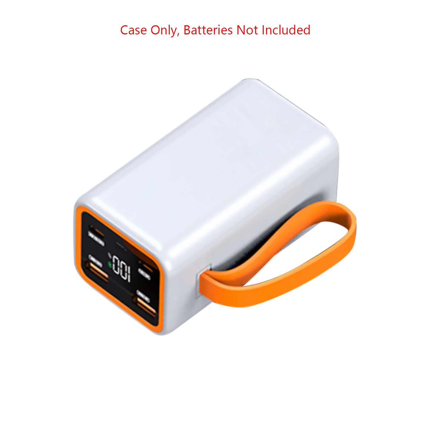 4 Slots 21700 Battery Power Shell Charger Box LCD Display Power Bank DIY Case s