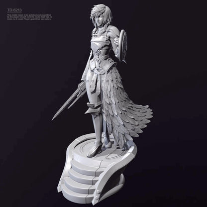 1/24 resin figure model kit Final Swordsman Female Warrior Unassembled unpainted