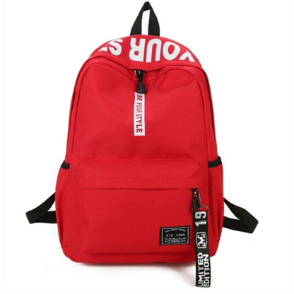 Teenagers School Backpack Girl Men Women Shoulder Bag