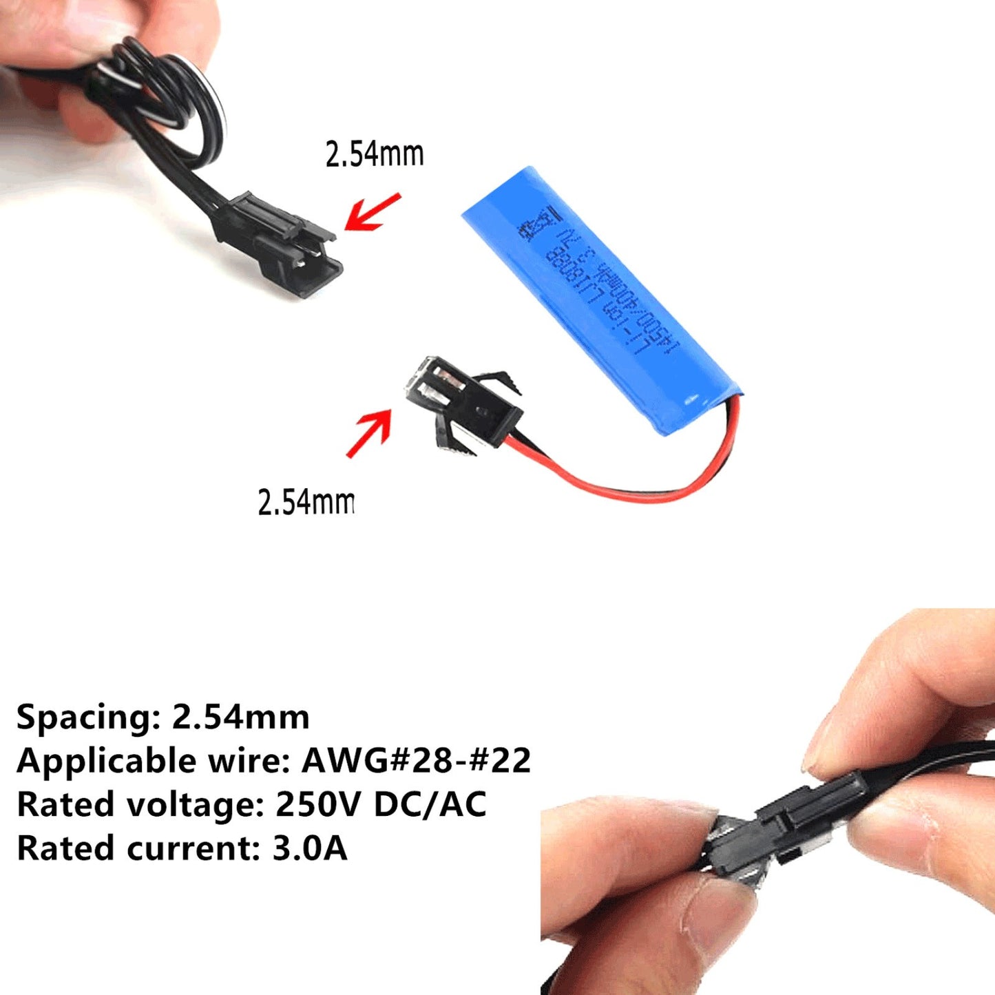 1 Box RC Car Boat Servo Plug Male Female Connector Crimp Pin Wire Accessories