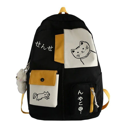 Women Backpack Female Nylon Shoulders School Bag