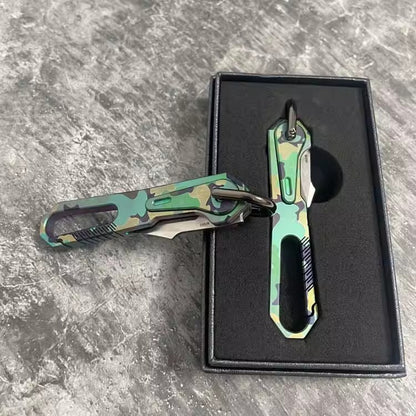 New Titanium Mini Knife Small Pocket Key Chain Pendants Folding Knife Gift