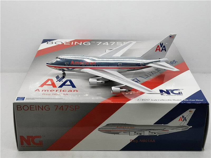 NG MODEL for AMERICAN for BOEING B747SP LUXURYLINER N601AA 1/400 Aircraft Model