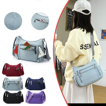 Nylon Messenger Bags Small Handbag Travel Tote Shoulder Purse Crossbody 10*20*26