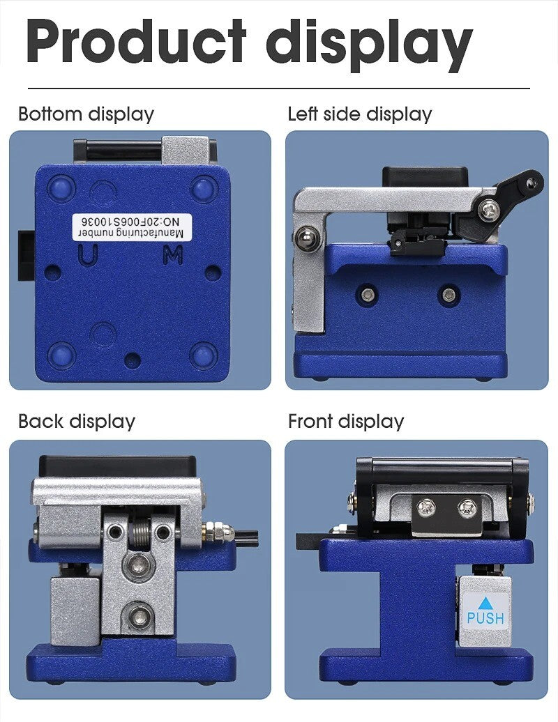 FC-6S Fiber Cleaver Fiber Optic Cable Cutter Fiber Cold Connection Cutting Tool
