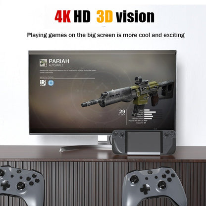 Steam deckHDMI4K60Hz Gigabit 7-in-1 Game Base Multi-function Docking Station