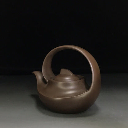 Chinese Yixing Zisha Clay Handmade Exquisite Teapot （曲壶 底款：如图）