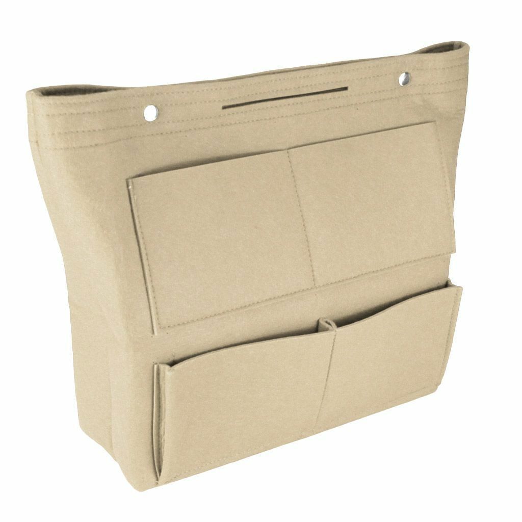 Multi-Pocket Tall Long Insert Bag Felt Purse Handbag Bag Liner Tote Organizer US