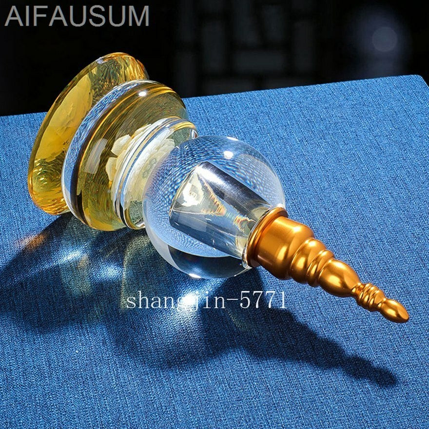 19cm Crystal Stupa Buddhism Tantra Sarira Dagoba