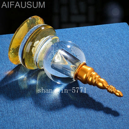 19cm Crystal Stupa Buddhism Tantra Sarira Dagoba